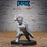 Halfling Rogue Miniature | 3924 - Tabletop RPG & D&D miniature. Perfect for wargaming & collectors