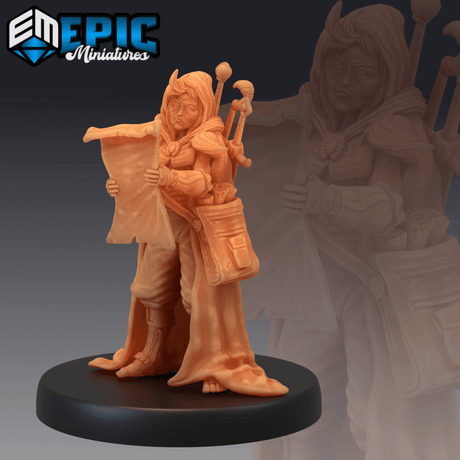 Halfling Rogue Miniature | A - Tabletop RPG & D&D miniature. Perfect for wargaming & collectors