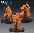 Halfling Rogue Miniature | set of 3 - Tabletop RPG & D&D miniature. Perfect for wargaming & collectors
