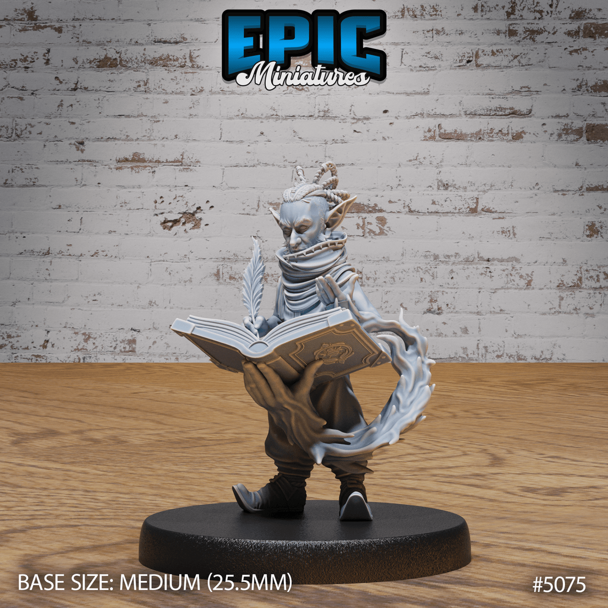 Halfling Sorcerer Miniature | A - Tabletop RPG & D&D miniature. Perfect for wargaming & collectors