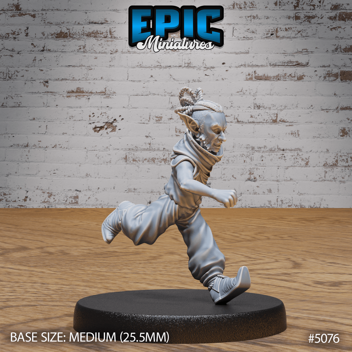Halfling Sorcerer Miniature | B - Tabletop RPG & D&D miniature. Perfect for wargaming & collectors