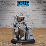 Halfling Villager Miniature | C - Tabletop RPG & D&D miniature. Perfect for wargaming & collectors