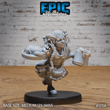 Halfling Villager Miniature | D - Tabletop RPG & D&D miniature. Perfect for wargaming & collectors