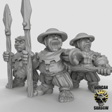 Halflings Miniature | 28mm - Tabletop RPG & D&D miniature. Perfect for wargaming & collectors