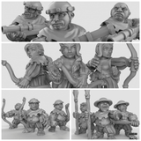 Halflings Miniature | 28mm - Tabletop RPG & D&D miniature. Perfect for wargaming & collectors