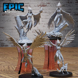 Harpy Miniature | Full Set All Models - Tabletop RPG & D&D miniature. Perfect for wargaming & collectors