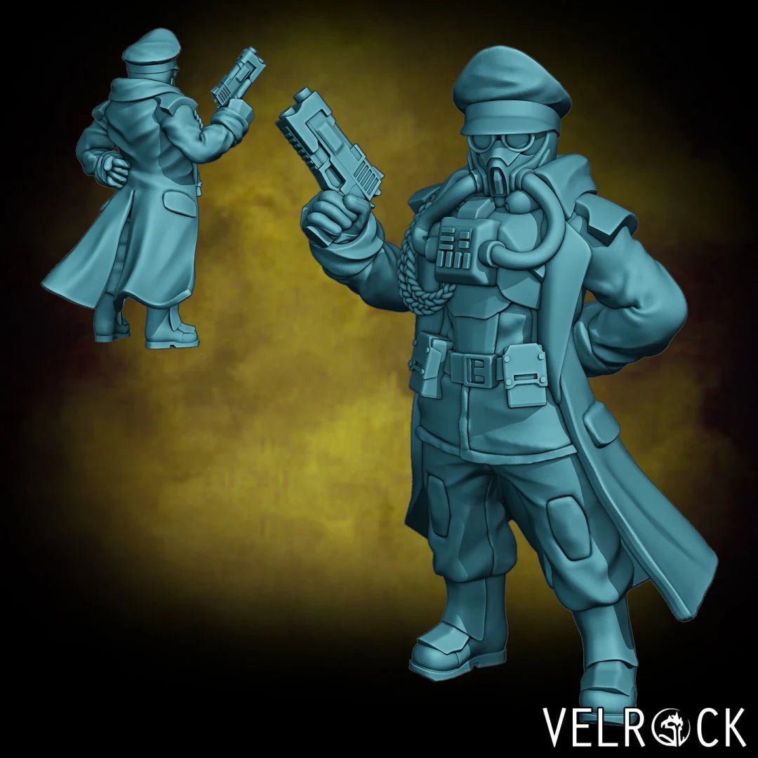 Heavy Gun Miniature - B - 28mm