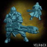 Heavy Gun Miniature | C - Tabletop RPG & D&D miniature. Perfect for wargaming & collectors