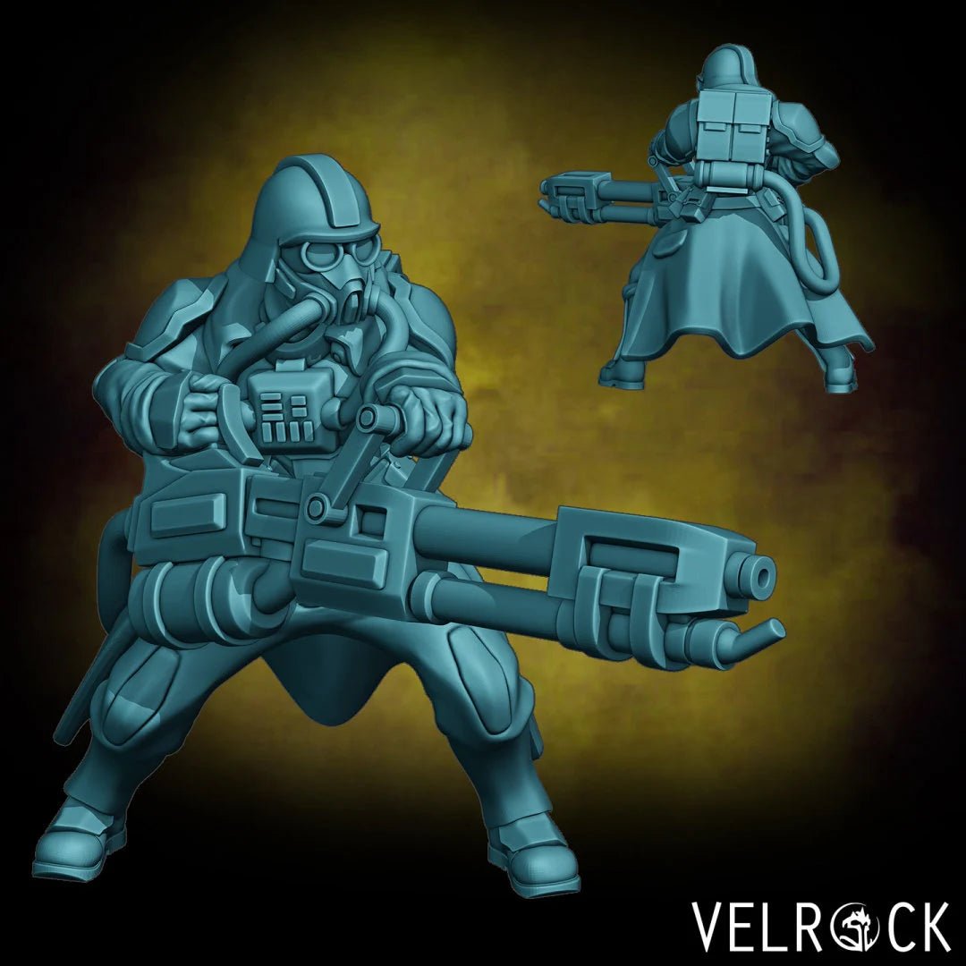 Heavy Gun Miniature - D - 28mm