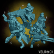 Heavy Gun Miniature | Set of 5 - Tabletop RPG & D&D miniature. Perfect for wargaming & collectors