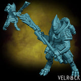 Heavy Lizardmen Miniature | F - Tabletop RPG & D&D miniature. Perfect for wargaming & collectors