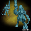Female Heavy Lizardmen Miniature | A - Tabletop RPG & D&D miniature. Perfect for wargaming & collectors