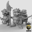 Hedgehog Knight Miniature | Set of 3 - Tabletop RPG & D&D miniature. Perfect for wargaming & collectors