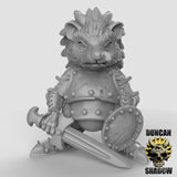 Hedgehog Warriors Miniature | B - Tabletop RPG & D&D miniature. Perfect for wargaming & collectors