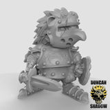 Hedgehog Warriors Miniature | C - Tabletop RPG & D&D miniature. Perfect for wargaming & collectors