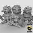 Hedgehog Warriors Miniature | Set of 3 - Tabletop RPG & D&D miniature. Perfect for wargaming & collectors