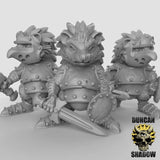 Hedgehog Warriors Miniature | Set of 3 - Tabletop RPG & D&D miniature. Perfect for wargaming & collectors