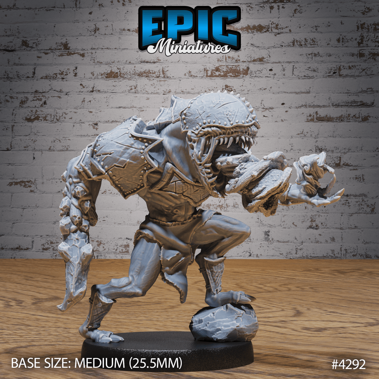 Hell Guardian Miniature | B - Tabletop RPG & D&D miniature. Perfect for wargaming & collectors