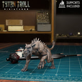 Hellhound Pack Miniature | B - Tabletop RPG & D&D miniature. Perfect for wargaming & collectors