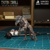 Hellhound Pack Miniature | E - Tabletop RPG & D&D miniature. Perfect for wargaming & collectors