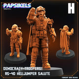 Helljumper Trooper | H - Tabletop RPG & D&D miniature. Perfect for wargaming & collectors