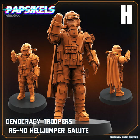Helljumper Trooper | H - Tabletop RPG & D&D miniature. Perfect for wargaming & collectors