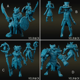 Hero Bundle Miniature | set of 4 - Tabletop RPG & D&D miniature. Perfect for wargaming & collectors