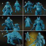 RPG Hero Bundle | Set of 6 - Tabletop RPG & D&D miniature. Perfect for wargaming & collectors