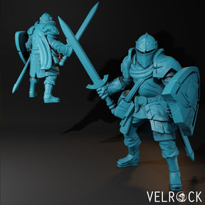 Adventurer Bundle set | A - Tabletop RPG & D&D miniature. Perfect for wargaming & collectors