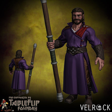 Heroes of the Gate Miniature | B - Tabletop RPG & D&D miniature. Perfect for wargaming & collectors