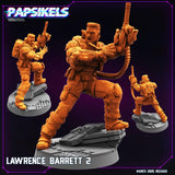 Heroic Colonial Mercs Miniature | Lawrence Barrett 2 - Tabletop RPG & D&D miniature. Perfect for wargaming & collectors