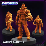 Heroic Colonial Mercs Miniature | Lawrence Barrett 3 - Tabletop RPG & D&D miniature. Perfect for wargaming & collectors