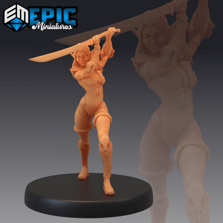 wood elf warlock Set | A - Tabletop RPG & D&D miniature. Perfect for wargaming & collectors