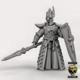 High Elf guards Miniature | A - Tabletop RPG & D&D miniature. Perfect for wargaming & collectors