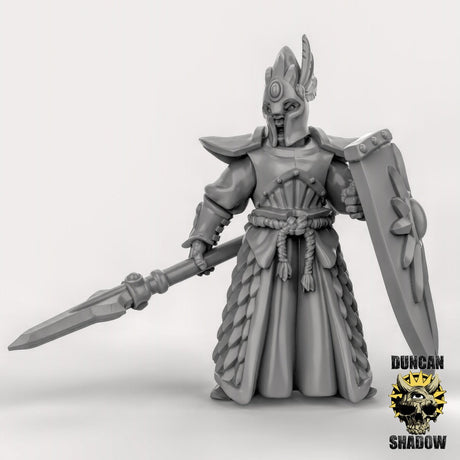 High Elf guards Miniature | A - Tabletop RPG & D&D miniature. Perfect for wargaming & collectors