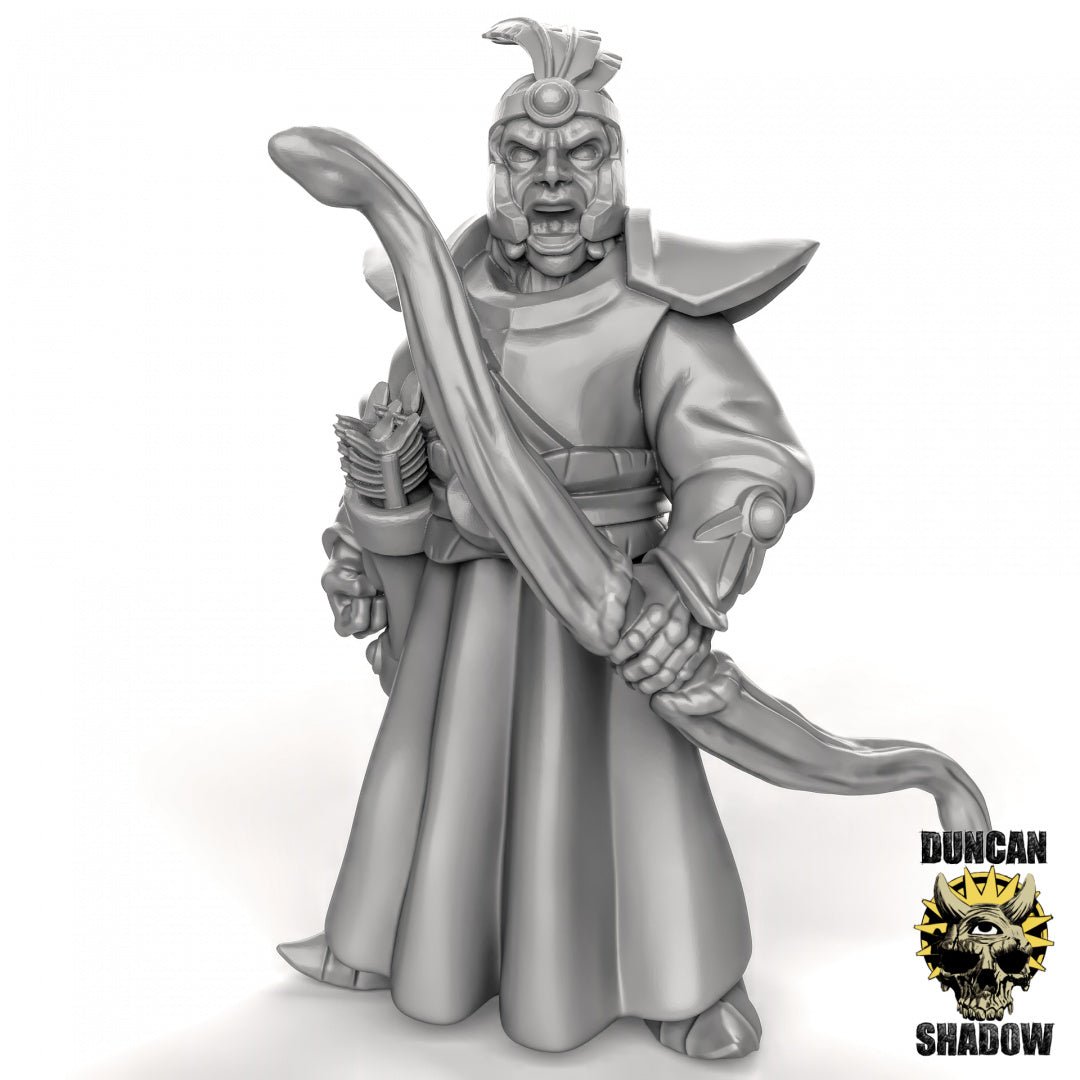 High Elf archers Miniature | B - Tabletop RPG & D&D miniature. Perfect for wargaming & collectors