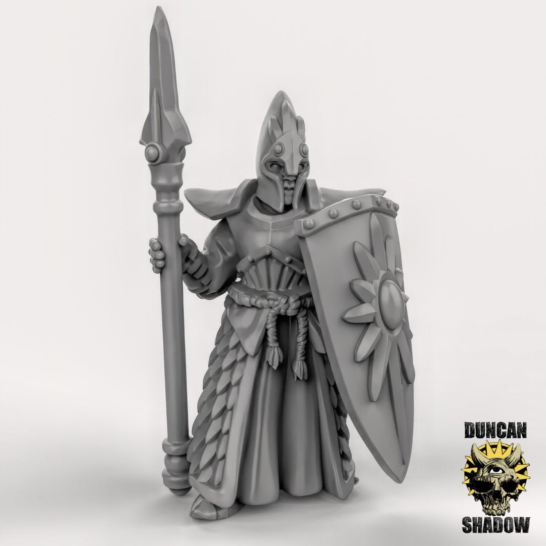 High Elf guards Miniature | B - Tabletop RPG & D&D miniature. Perfect for wargaming & collectors