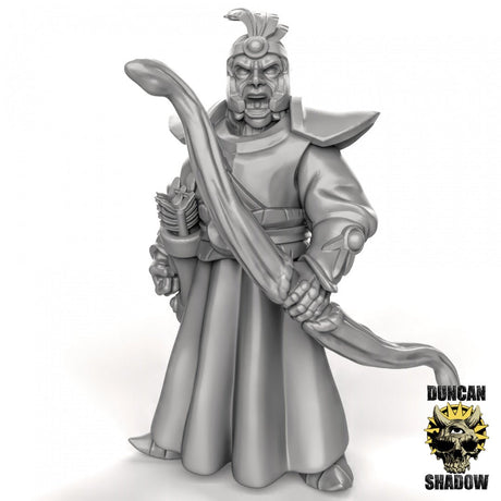 High Elf archers Miniature | B - Tabletop RPG & D&D miniature. Perfect for wargaming & collectors