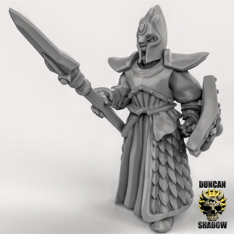 High Elf guards Miniature | C - Tabletop RPG & D&D miniature. Perfect for wargaming & collectors
