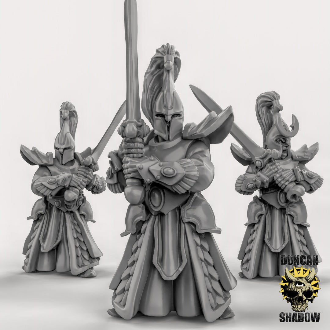 High Elf Elites Miniature | Set of 3 - Tabletop RPG & D&D miniature. Perfect for wargaming & collectors