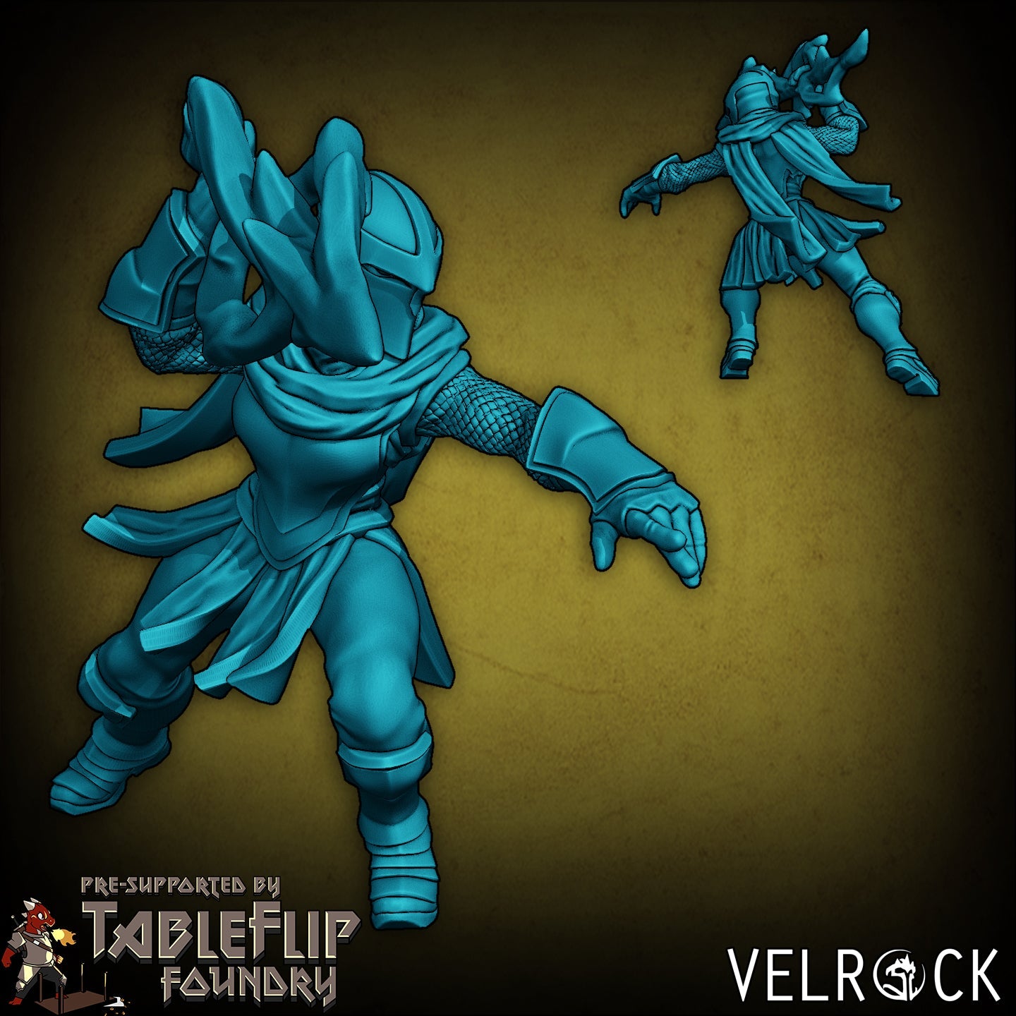 High Elf Paladins Miniature - B - 32mm