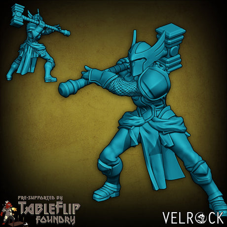 High Elf Paladins Miniature | C - Tabletop RPG & D&D miniature. Perfect for wargaming & collectors