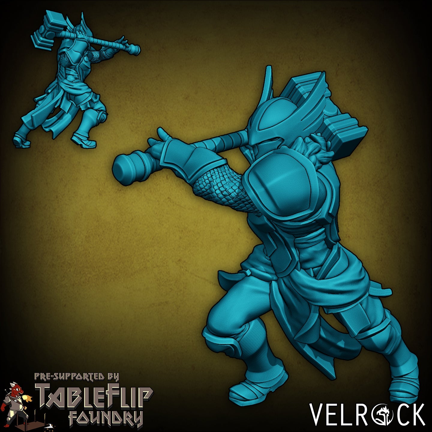 High Elf Paladins Miniature - D - 32mm