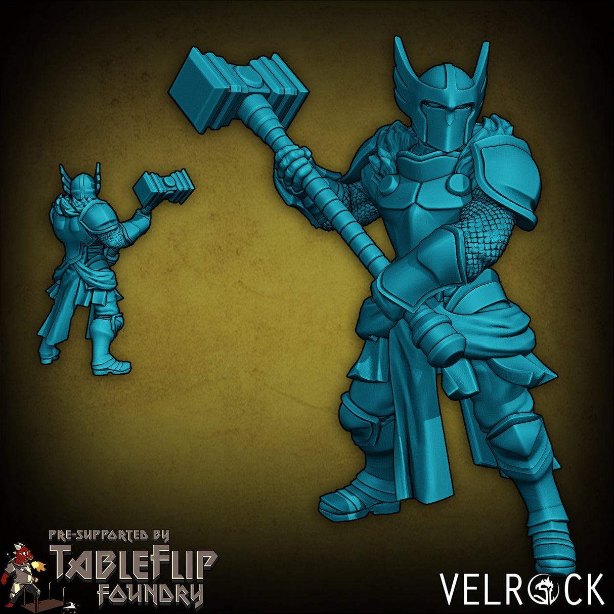 High Elf Paladins Miniature | F - Tabletop RPG & D&D miniature. Perfect for wargaming & collectors