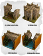 Highland Tiles Bridge Cross Pack (MH 141 to MH 144) | Set of 4 - Tabletop RPG & D&D miniature. Perfect for wargaming & collectors