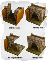 Highland Tiles Bridge Start Pack (MH 137 to MH 140) | Set of 4 - Tabletop RPG & D&D miniature. Perfect for wargaming & collectors