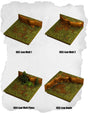 Highland Tiles Low Wall Pack (MH 062 to MH 065) | Set of 4 - Tabletop RPG & D&D miniature. Perfect for wargaming & collectors