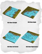 Highland Tiles River Pack (MH 052 to MH 055) | Set of 4 - Tabletop RPG & D&D miniature. Perfect for wargaming & collectors