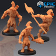 Hobgoblin Gladiator Miniature | Set of 3 - Tabletop RPG & D&D miniature. Perfect for wargaming & collectors