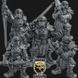 Holy Warriors with Great Swords Miniature | Set of 5 - Tabletop RPG & D&D miniature. Perfect for wargaming & collectors